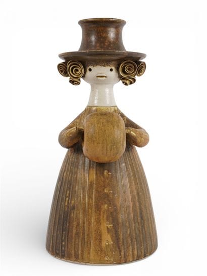 WEIGEL Gotlind (b. 1932) Ceramic figure,...