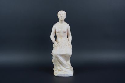 DRUET Bernard (1935-2012) Sculpture en terre...