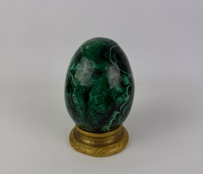 Malachite. Egg. Circa 1960
Dimensions : ...