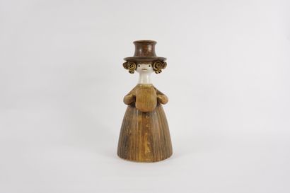 WEIGEL Gotlind (b. 1932) Ceramic figure,...