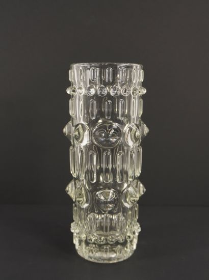 Vase Tchèque de la verrerie Hermanova pour...