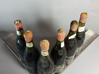 6 Bouteilles MAZY CHAMBERTIN Grand Cru 1972
-...