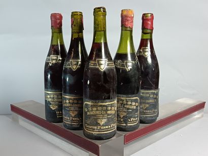 5 Bouteilles LATRICIÈRES CHAMBERTIN Grand...