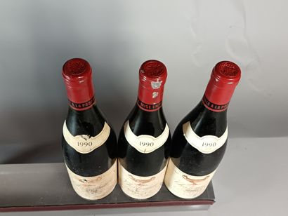 3 Bouteilles CLOS DE VOUGEOT Grand cru Musigni...