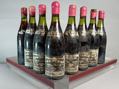 8 Bouteilles CHARMES CHAMBERTIN Grand Cru...