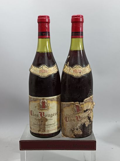 2 Bouteilles CLOS DE VOUGEOT Grand cru 1976
-...