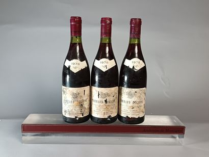 3 Bottles POMMARD 1er Cru RUGIENS 1978
-...