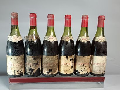 6 Bottles CORTON Grand Cru 1969
- Daniel...