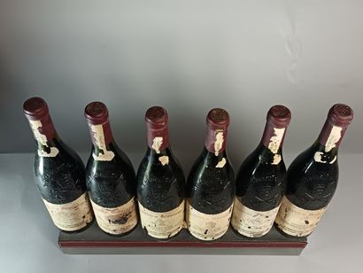 6 Bottles CHÂTEAUNEUF DU PAPE 1990
- Château...