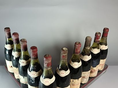 10 Bottles CORTON Grand Cru BRESSANDES 1976
-...