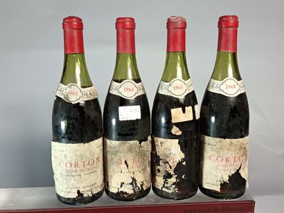 4 Bouteilles CORTON Grand Cru Clos de ROI...