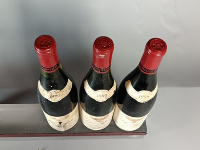 3 Bouteilles CLOS DE VOUGEOT Grand cru Musigni...
