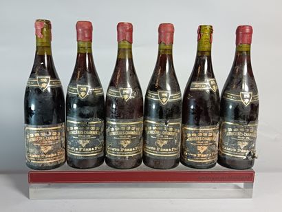 6 Bouteilles LATRICIÈRES CHAMBERTIN Grand...