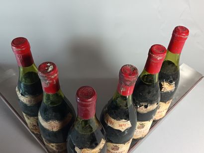 6 Bottles ECHEZEAUX Grand Cru 1972
- MUGNERET...