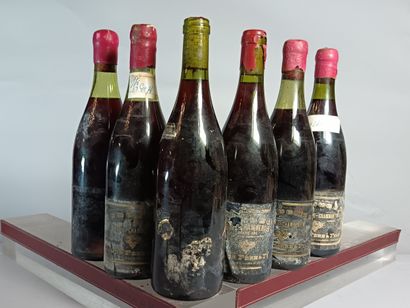6 Bottles BOURGOGNES Grand cru CAMUS Père...