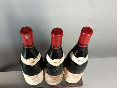 3 Bouteilles CLOS DE VOUGEOT Grand cru Musigni...