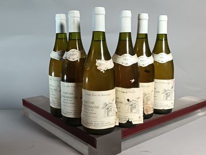 6 Bottles CORTON CHARLEMAGNE 1990
- Marius...