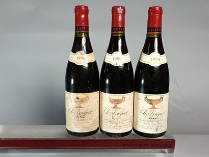 3 Bouteilles CLOS DE VOUGEOT Grand cru Musigni...