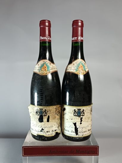 2 Bottles HERMITAGE La Chapelle 1990
- Paul...