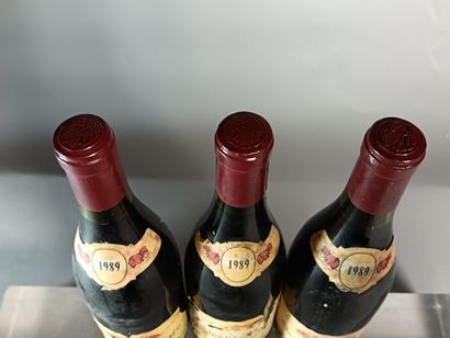 3 Bottles VOSNE ROMANÉE 1er Cru Les Malconsorts...