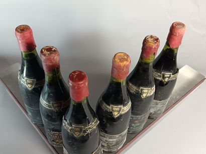 6 Bouteilles CHAMBERTIN Grand Cru 1989
-...