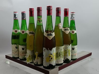 9 Bottles ALSACE DIVERS A VENDRE EN L'ETA...