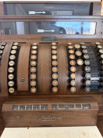 NATIONAL. Inv 5 V26007. Old cash register...