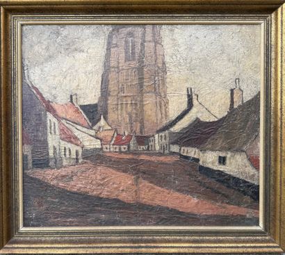 Oil on panel. Inv. N° 29 V 26007.
Zeebrugge...