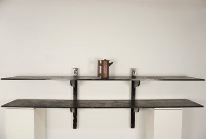 Large bakery or store shelf.
Dimensions:...