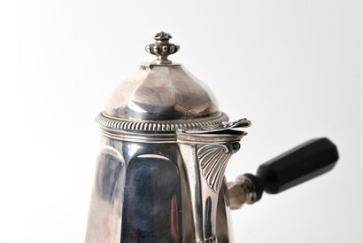SILVER. Silver jug. Inv: 26016-4. Blackened...
