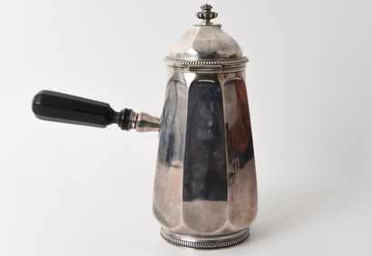 SILVER. Silver jug. Inv: 26016-4. Blackened...
