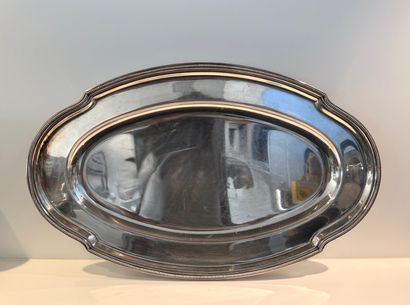 SILVER METAL. Beautiful purplish tray.
Dimensions:...