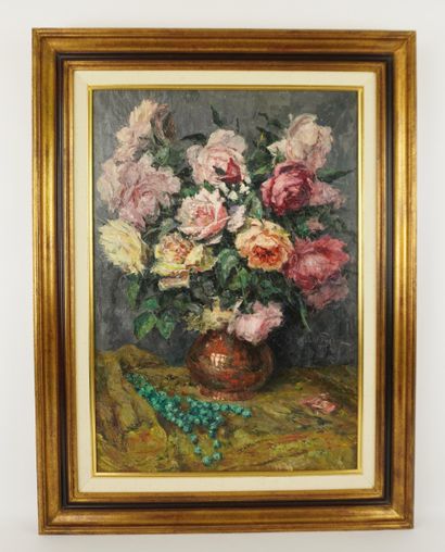 POREAU Oswald (1877-1955). Oil on canvas...
