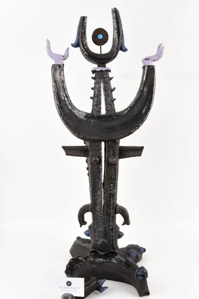 HUPET André (1922-1993). Inv 26. Sculpture...