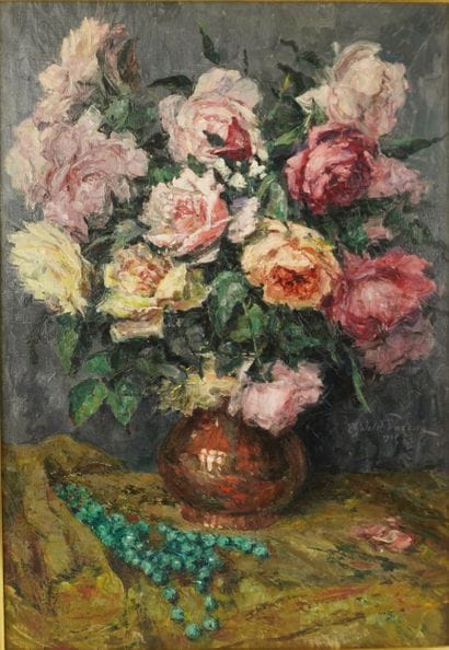 POREAU Oswald (1877-1955). Oil on canvas...