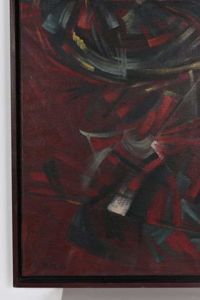 LUCAS Richard (1925-1977). Inv 15. Oil on...