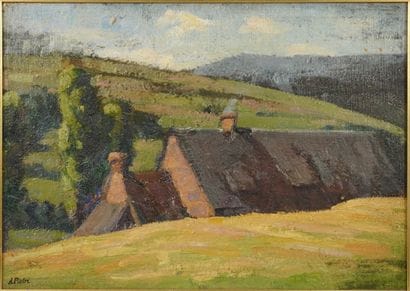 PIETRI Albert (1894-1956). Oil on canvas.
Farm...
