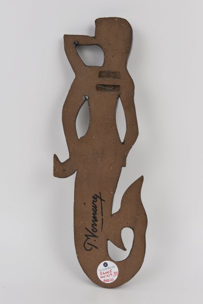 VERMEIRE Paul (1928-1974). Sculpture en céramique...