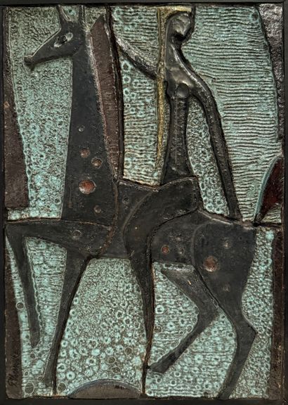 VERMEIRE Paul (1928-1974). Inv. N° 36 V 26007.
Céramique.
Petite...
