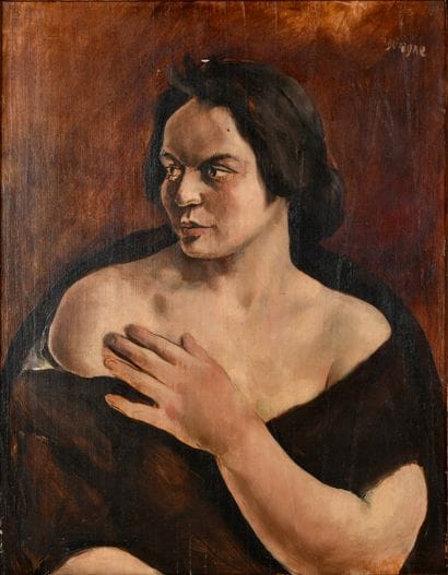 DUPAGNE Adrien (1980-1889). Inv 13. Oil on...