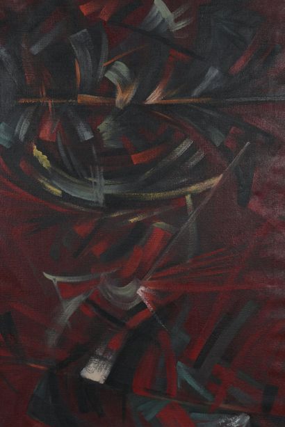 LUCAS Richard (1925-1977). Inv 15. Oil on...