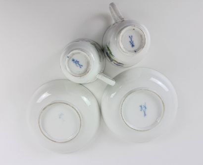 MEISSEN. Fin XVIIIè. Inv: 26016-45.
Deux...