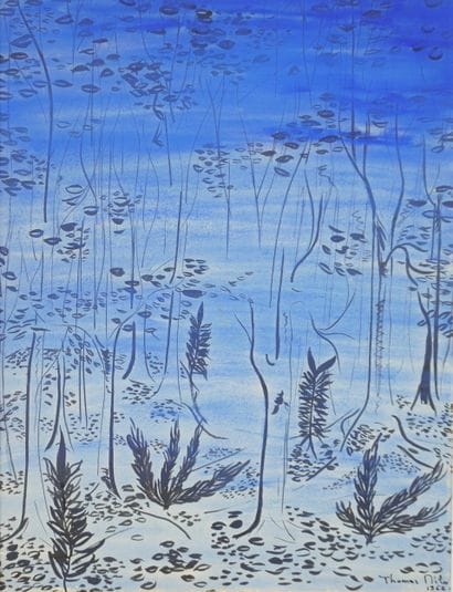 MILO Thomas. Inv 3. Watercolor and gouache...