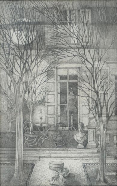 F. DELCOURT. Inv 2. Pencil or graphite drawing....