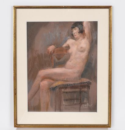 DUBAR Louis (1876-1951). Inv 9. Gouache on...