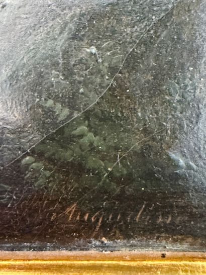 Oil on canvas. Inv 26016-18.
Landscape painting...