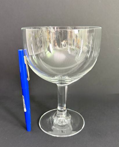 Cristalerie ZWIESEL. 4 large fruit bowls.
Dim...