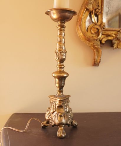 BRONZE. Inv 26016-13. Two candlesticks.
Period...