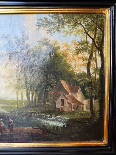 Oil on canvas. Inv 26016-18.
Landscape painting...