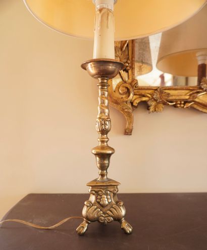 BRONZE. Inv 26016-13. Two candlesticks.
Period...